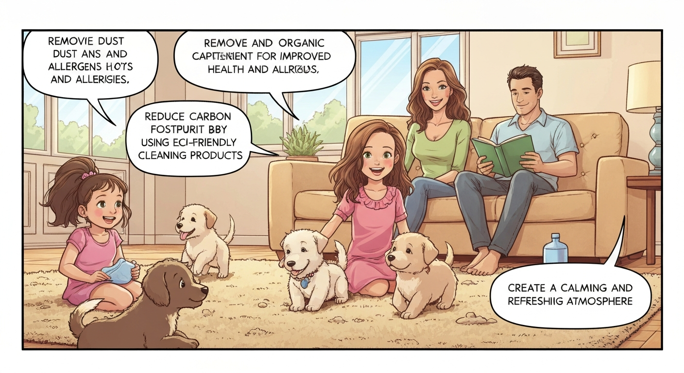 The Surprising Benefits of Organic Carpet Cleaning