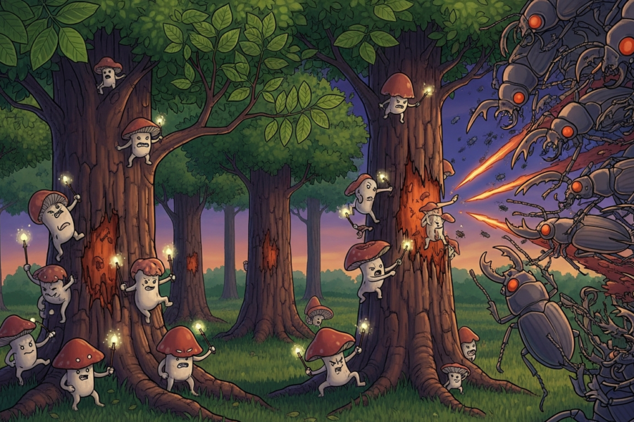 Native Fungi vs Foreign Beetles: The Battle for Our Ash Trees