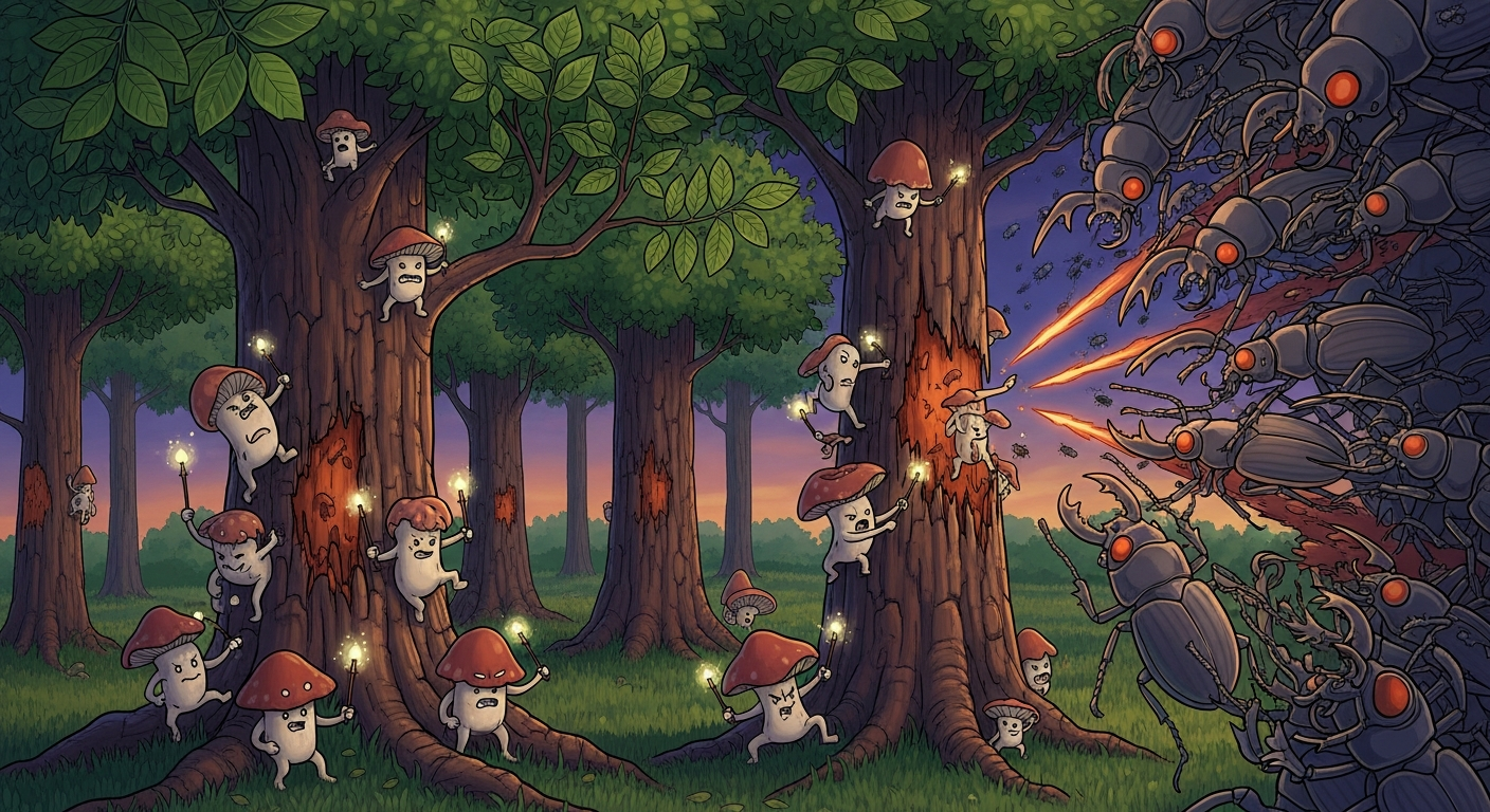 Native Fungi vs Foreign Beetles: The Battle for Our Ash Trees