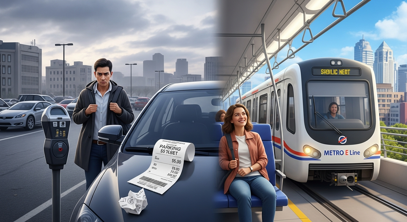 What Nobody Tells You About Parking Costs vs. the METRO E Line
