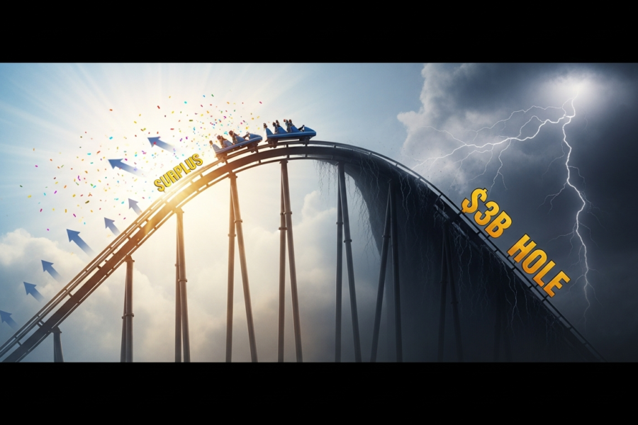 The State Budget Rollercoaster: Today's Surplus, Tomorrow's $3B Hole