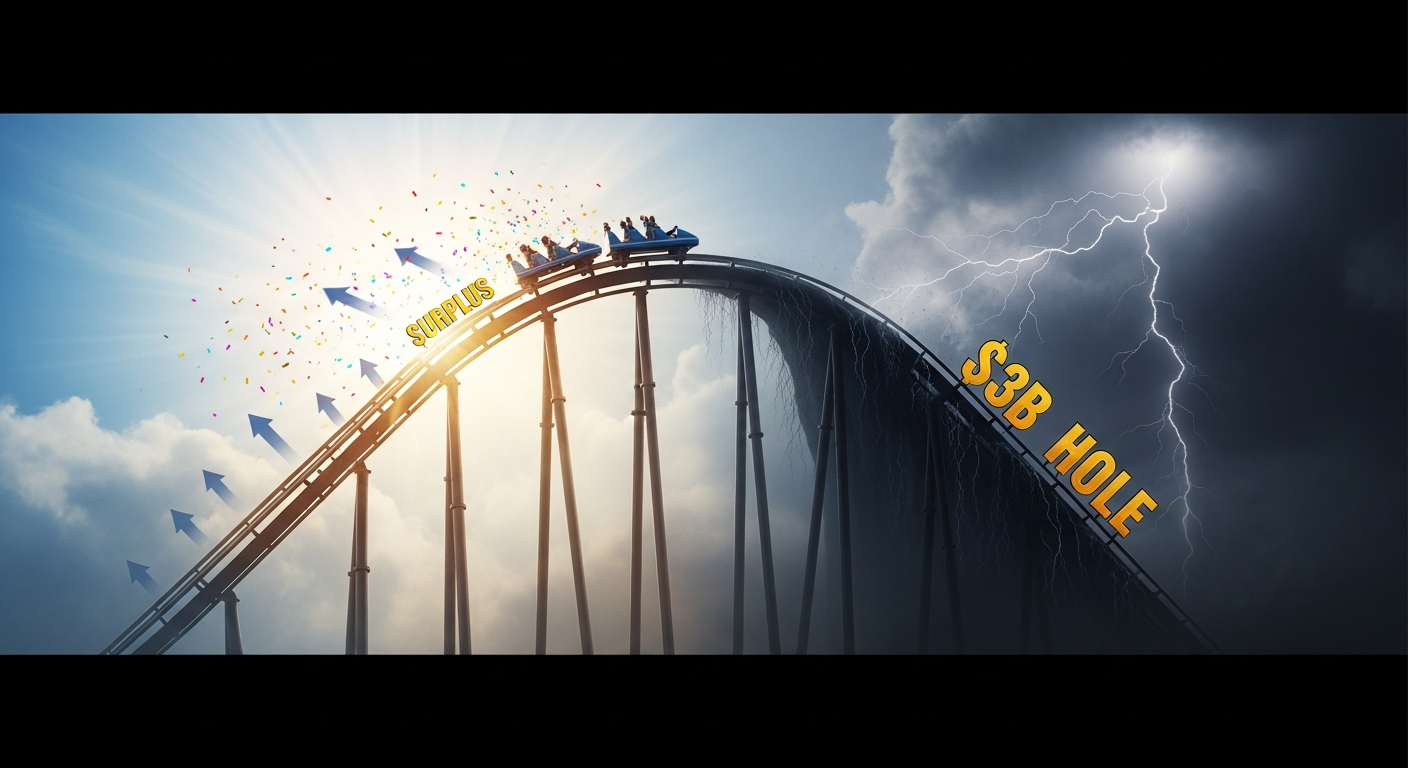 The State Budget Rollercoaster: Today’s Surplus, Tomorrow’s $3B Hole