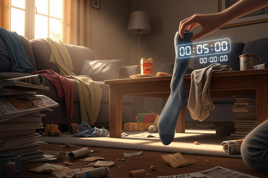 The 5-Second Rule for Maintaining a Spotless Living Room