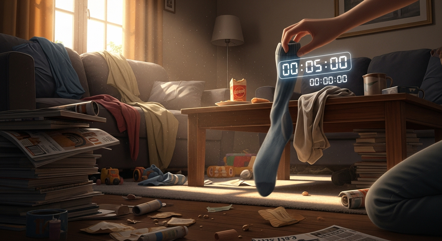 The 5-Second Rule for Maintaining a Spotless Living Room