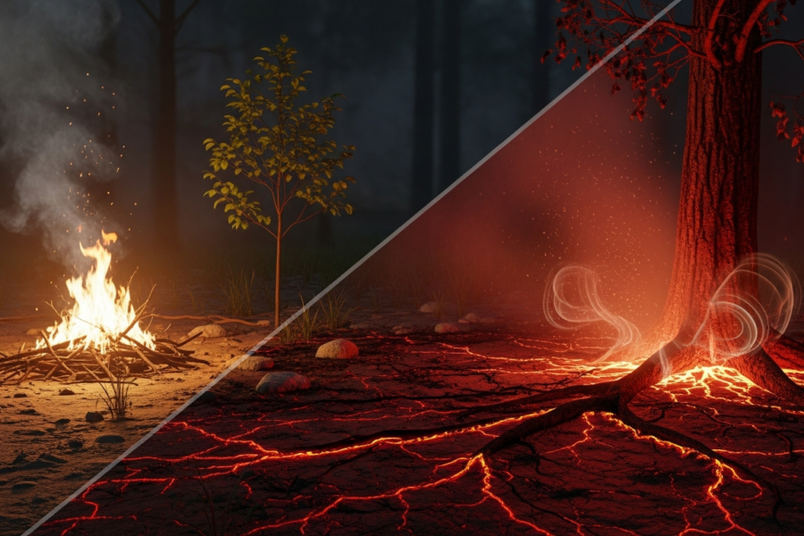 The Difference Between Initial Flames and Dangerous Hot Spots