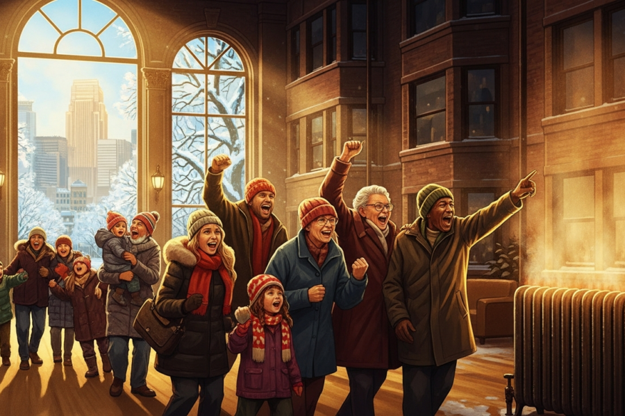 Minneapolis Tenants' Victory: Heat Returns After 8 Weeks of Collective Action