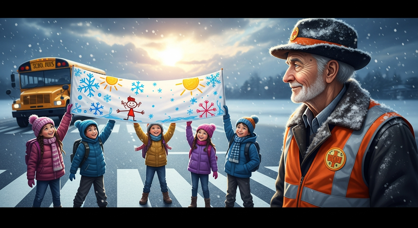 Community Hero: How Prior Lake Students Surprised Weather-Defying Crossing Guard