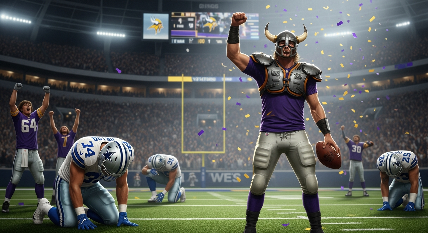 Vikings Defeat Cowboys: McCarthy’s 85% Completion Rate Stuns Fans
