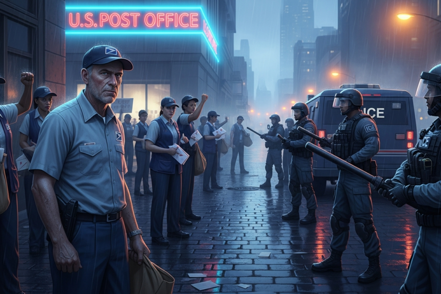 When Federal Employees Clash: Postal Workers Challenge ICE