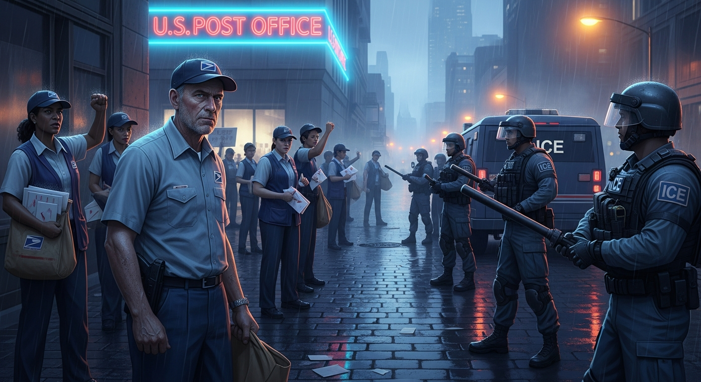 When Federal Employees Clash: Postal Workers Challenge ICE