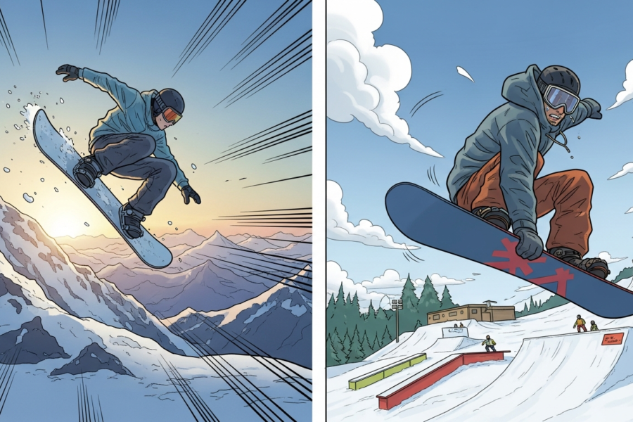 Natural Talent vs. Years of Practice: A Snowboarding Case Study