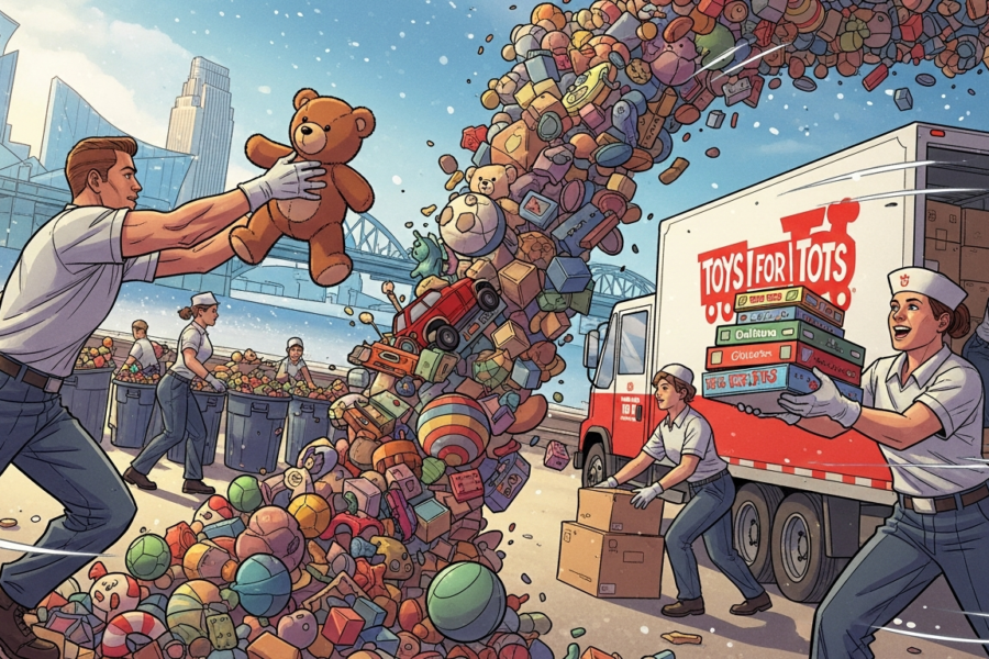 When Giving Exceeds Need: Toys for Tots' Twin Cities Milestone