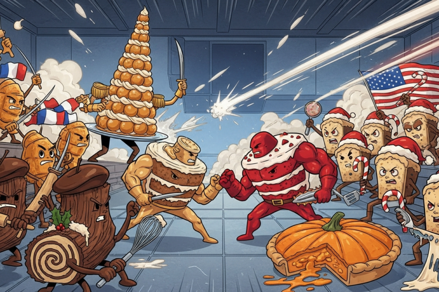 French vs. American Holiday Cakes: What Patisserie 46 Teaches Us