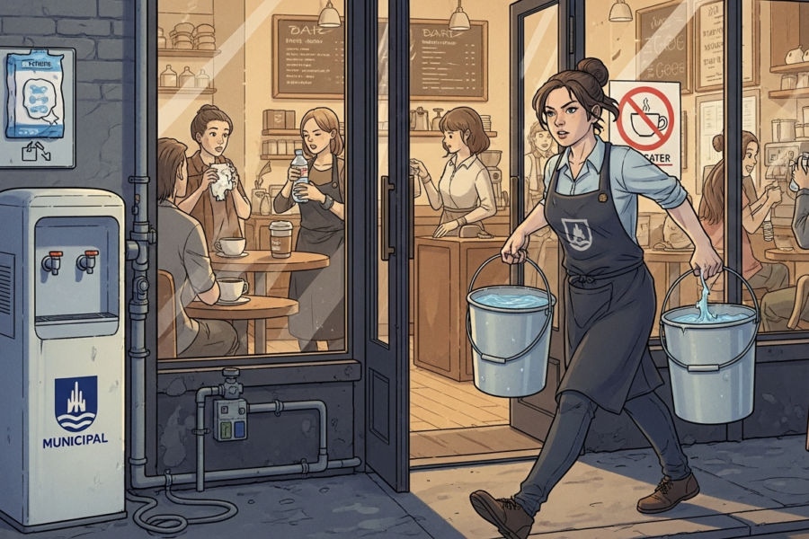 Crisis to Opportunity: How Local Cafés Pivot During Water Outage