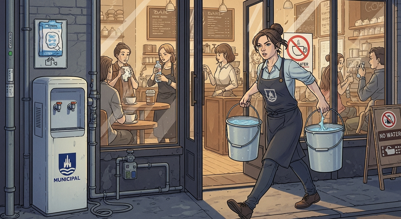 Crisis to Opportunity: How Local Cafés Pivot During Water Outage