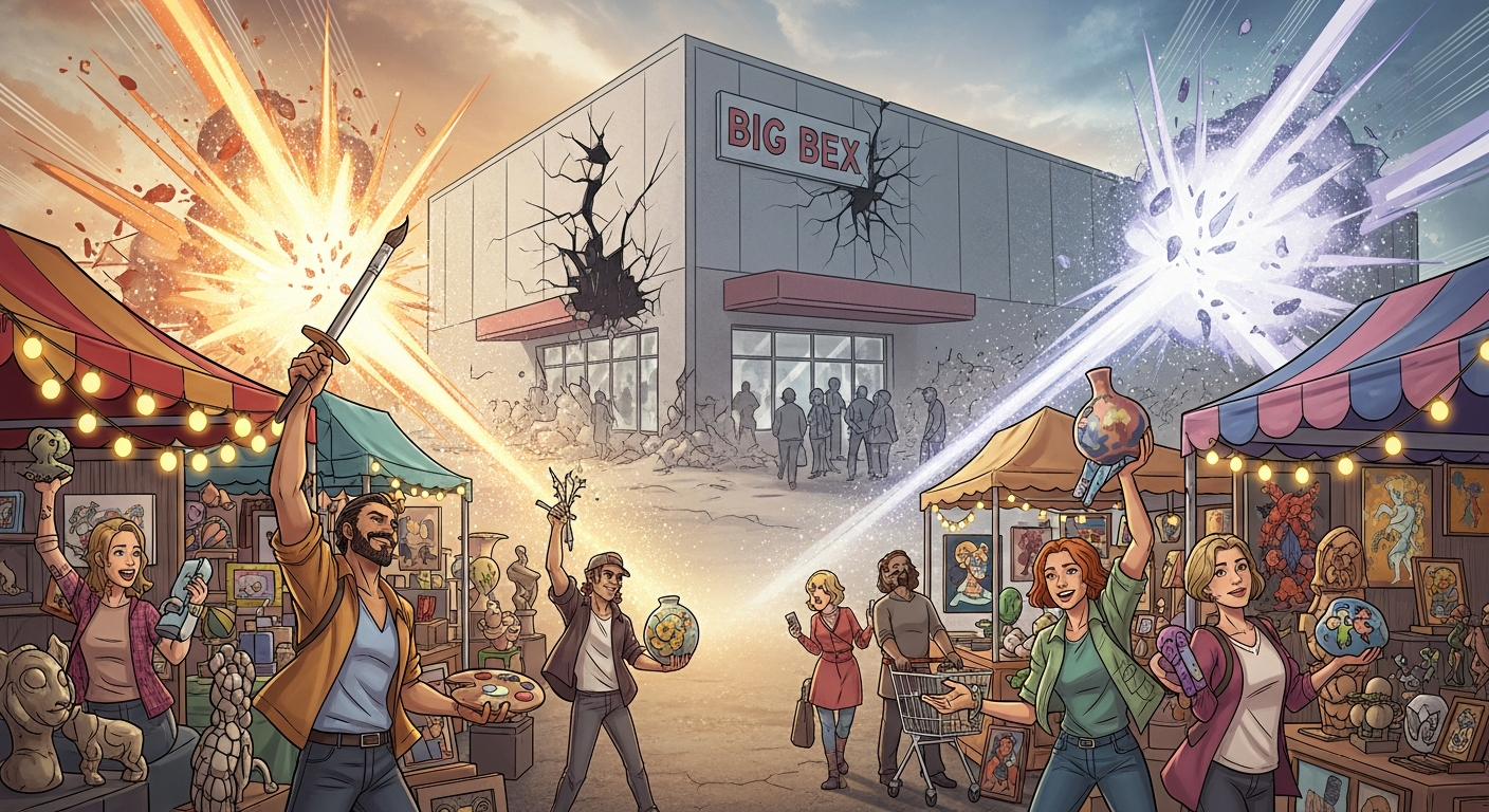 Local vs. Big Box: Why the Fairgrounds Art Market Wins Every Time