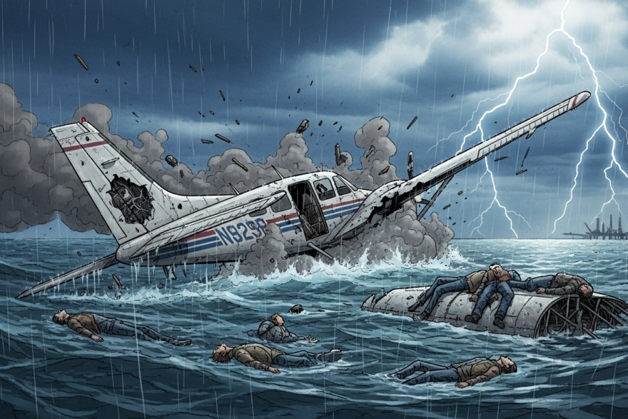 Tragedy in Galveston Bay: 5 Dead After Mexico Plane Crash