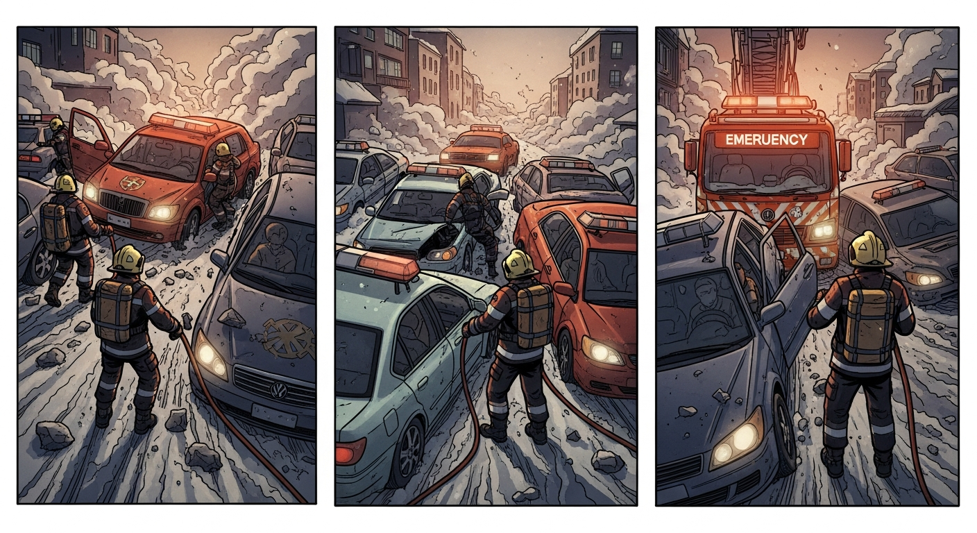 3 Emergency Protocols That Saved Lives During Sunday’s 400+ Crashes