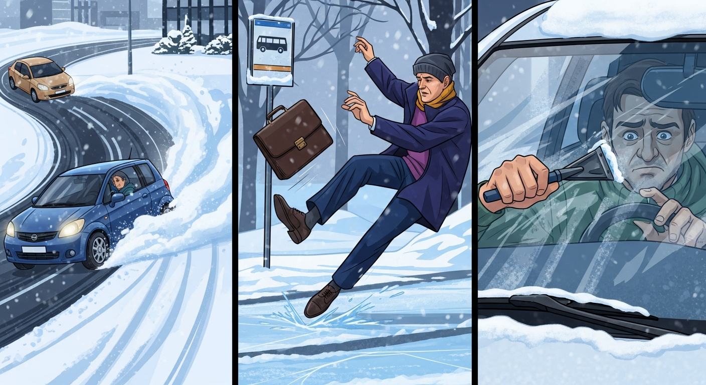 3 Critical Mistakes Commuters Make the Morning After Snowfall