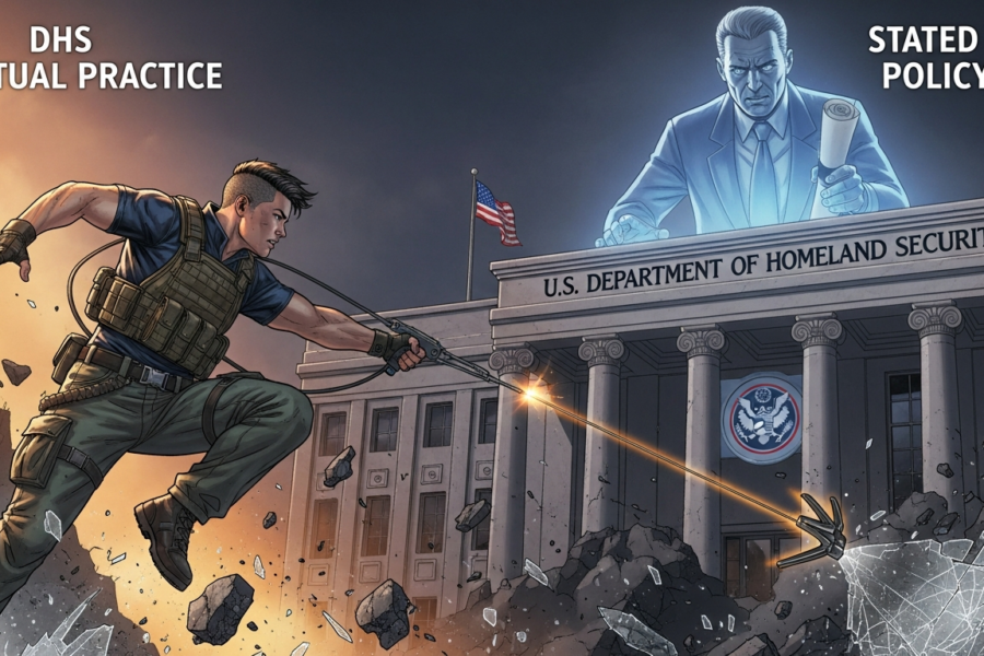 The Difference Between Stated Policy and Actual DHS Practice