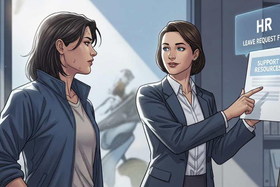 How HR Departments Can Support Abuse Survivors' Leave Requests