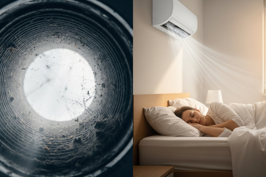 The Hidden Connection Between Clean Air Ducts and Sleep Quality