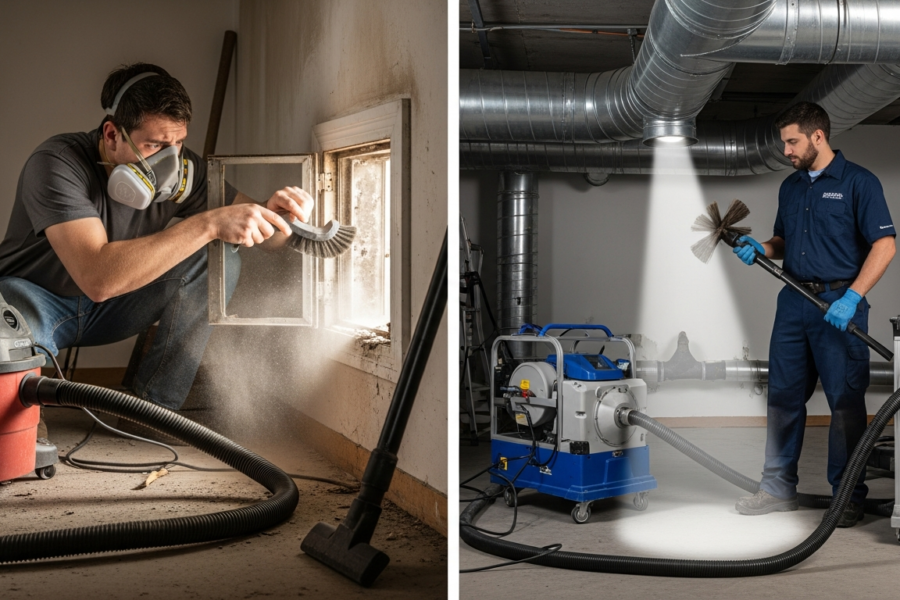 DIY vs Professional Duct Cleaning: When to Call the Experts