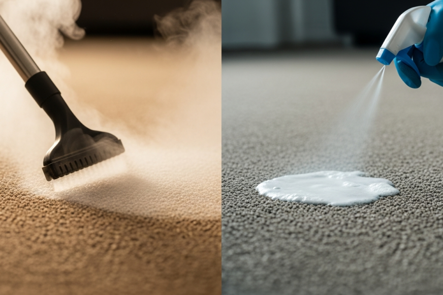 Steam vs Chemical Cleaning: Which Method Saves Your Carpets?
