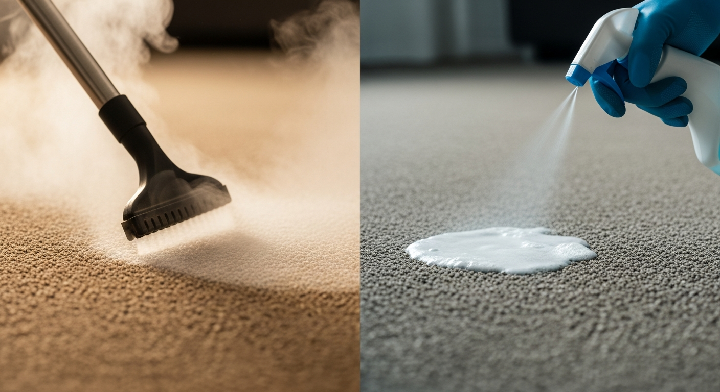Steam vs Chemical Cleaning: Which Method Saves Your Carpets?