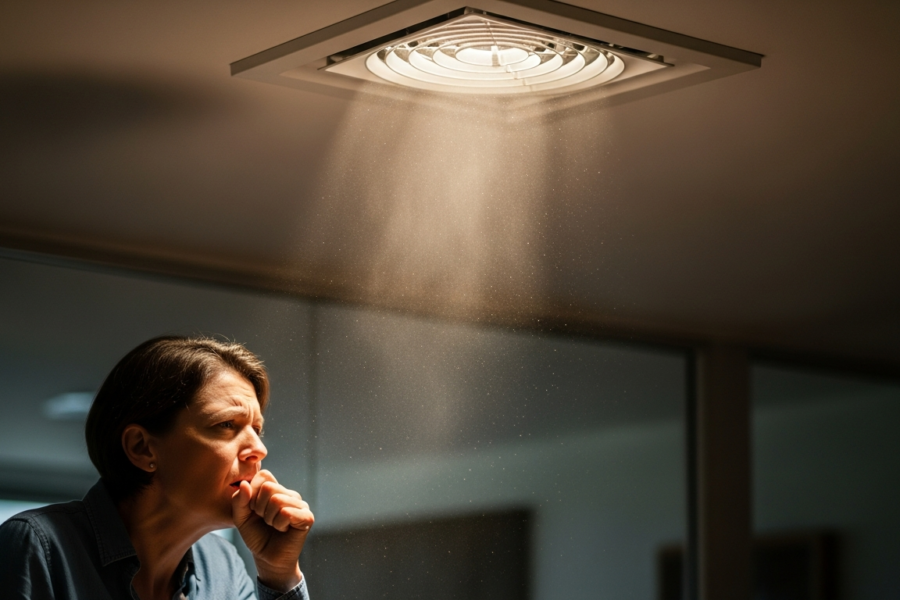 Why That Persistent Cough Might Be Coming From Your Ventilation